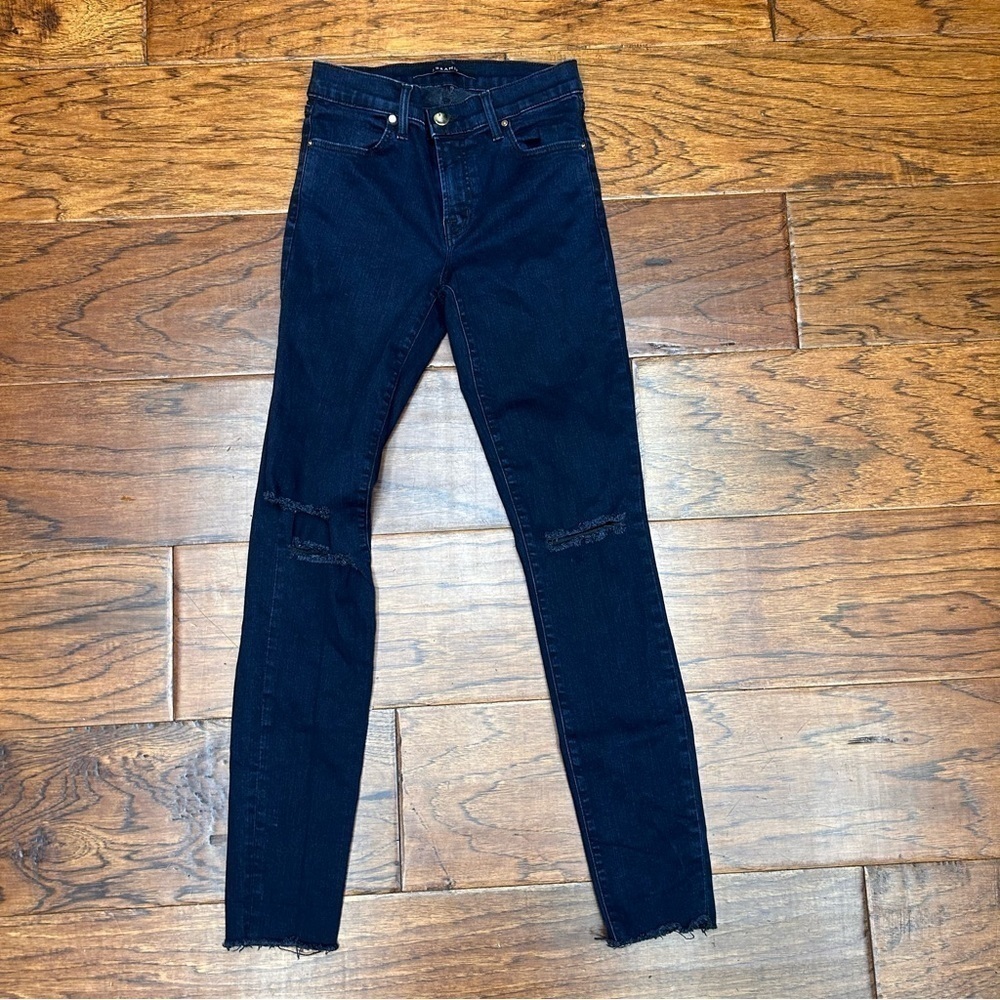 Jbrand mid rise crop‎ skinny jeans